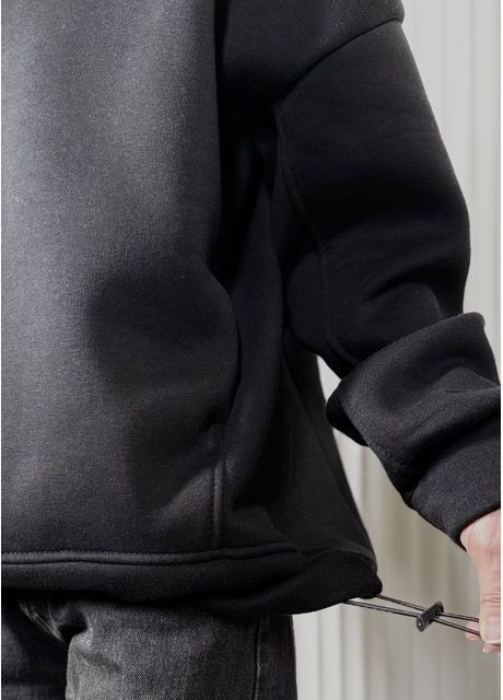 Худые женское,, One size, трикотаж на флисе, черный Kraya (366293797)