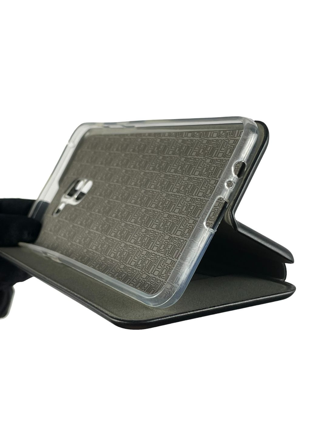 Чохол-книжка для Galaxy A8 Plus 2018 (SM-A730F) з підставкою на самсунг а8 плюс чорна gd1 Samsung (366019837)