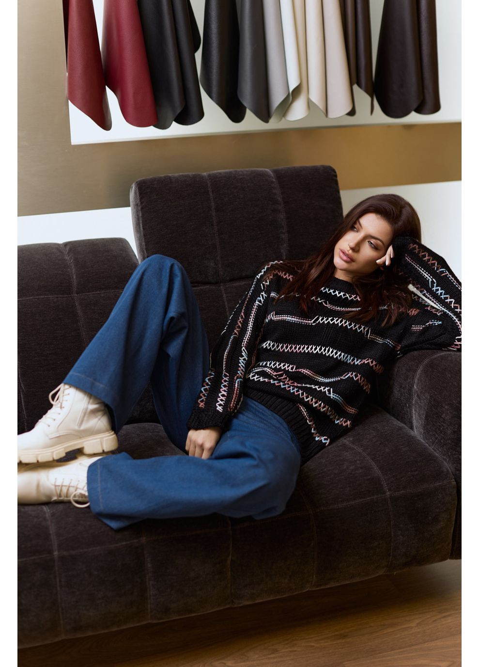 Джинсы клеш 1790.5002 Seventeen - (348136583)