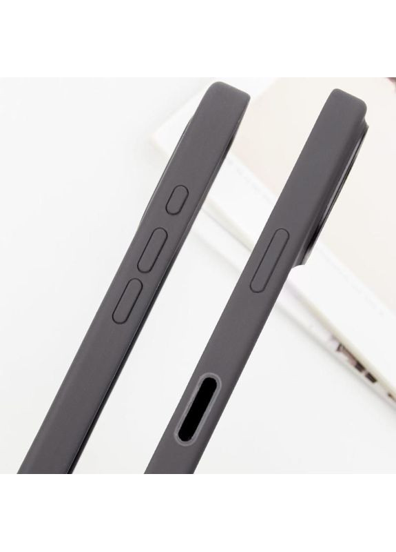 Чохол Silicone case (AAA) з Magsafe та анімацією (button) для Apple iPhone 16 Pro (6.3") Сірий Epik (372499199)