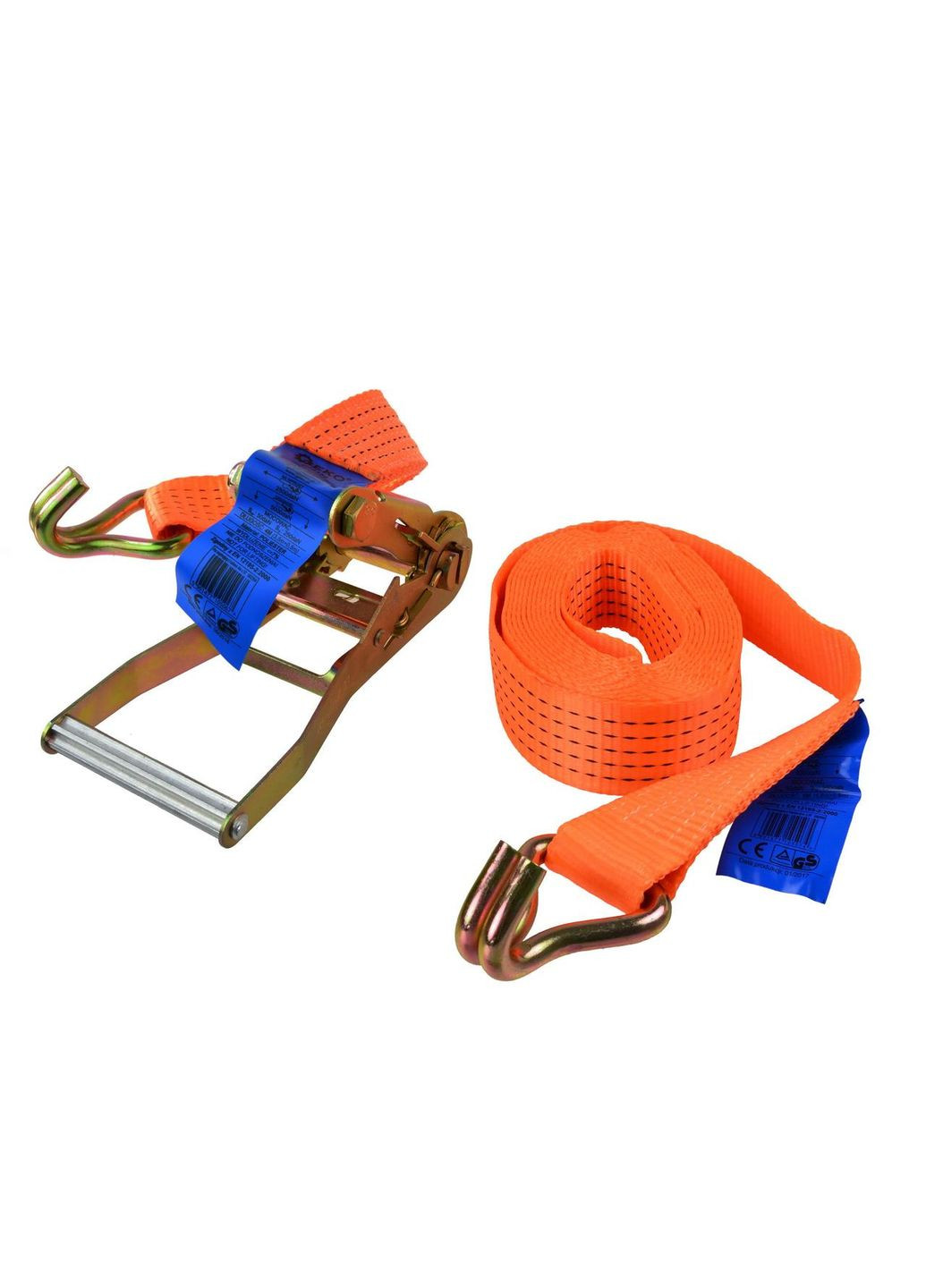 Стяжной ремень груза с трехщеткой 5 тонн / 50 мм* 6 метров Geko (313400324)