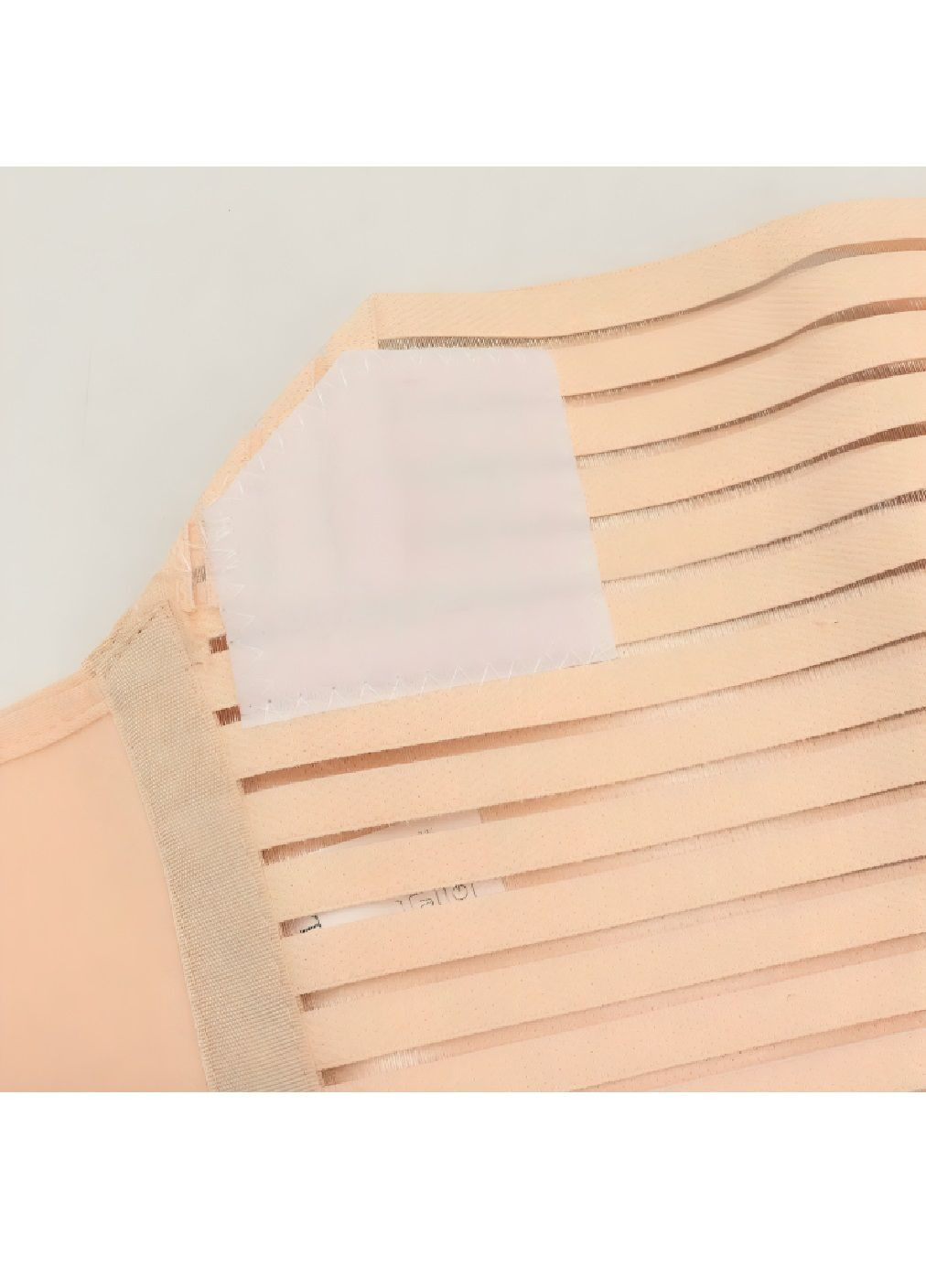 Дородовый послеродовой пояс бандаж на липучках для беременных эластичный материал 80-110 см (480196-Prob) Бежевый L Unbranded (331663117)