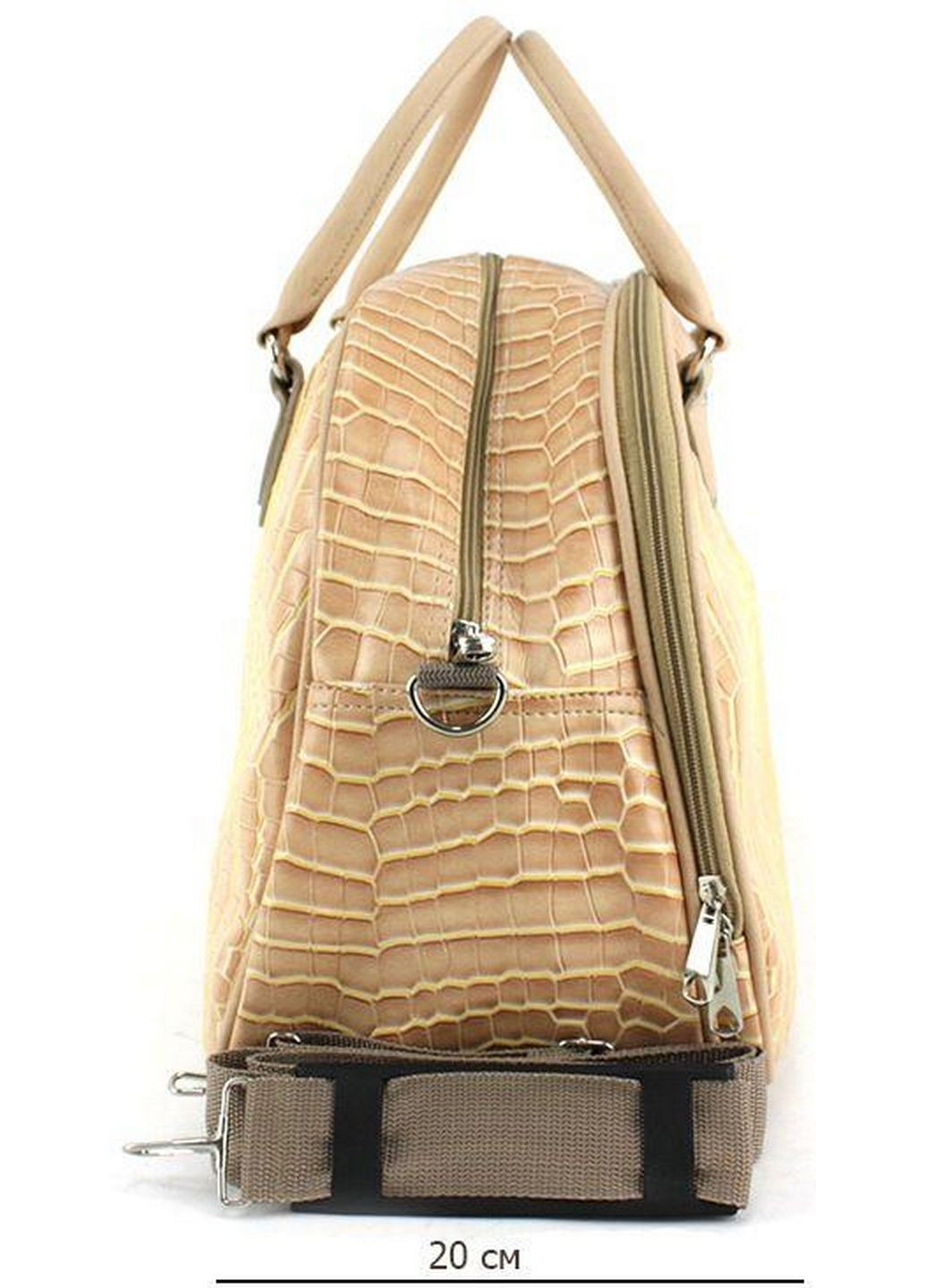 Дорожная спортивная сумка из кожзама 25 л 45x30x20 см Wallaby (289368184)