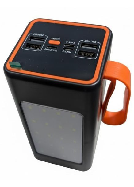 Універсальний повербанк Power Bank Smart 50000 мАг з швидкою зарядкою Помаранчевий ремінець (2104618894) No Brand (372466641)