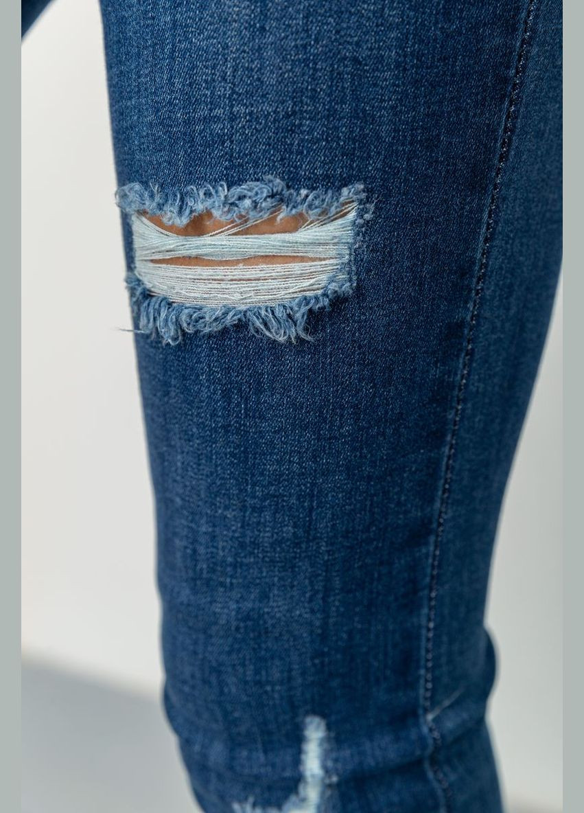 Жіночі джинси з манжетами, синього кольору, Ager - (266815106)