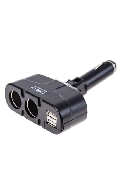 Подовжувач прикурювача 2 виходи+2USB 1500mA/запобіг (WF-0668/003) VOIN (362607591)
