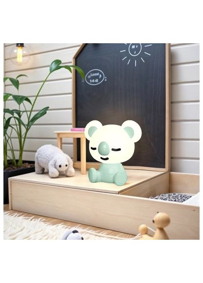 Ночник Светильник LED с аккумулятором Koala, (K24-491-2-4) Kite Світильник LED з акумулятором Koala, зелений (367830898)