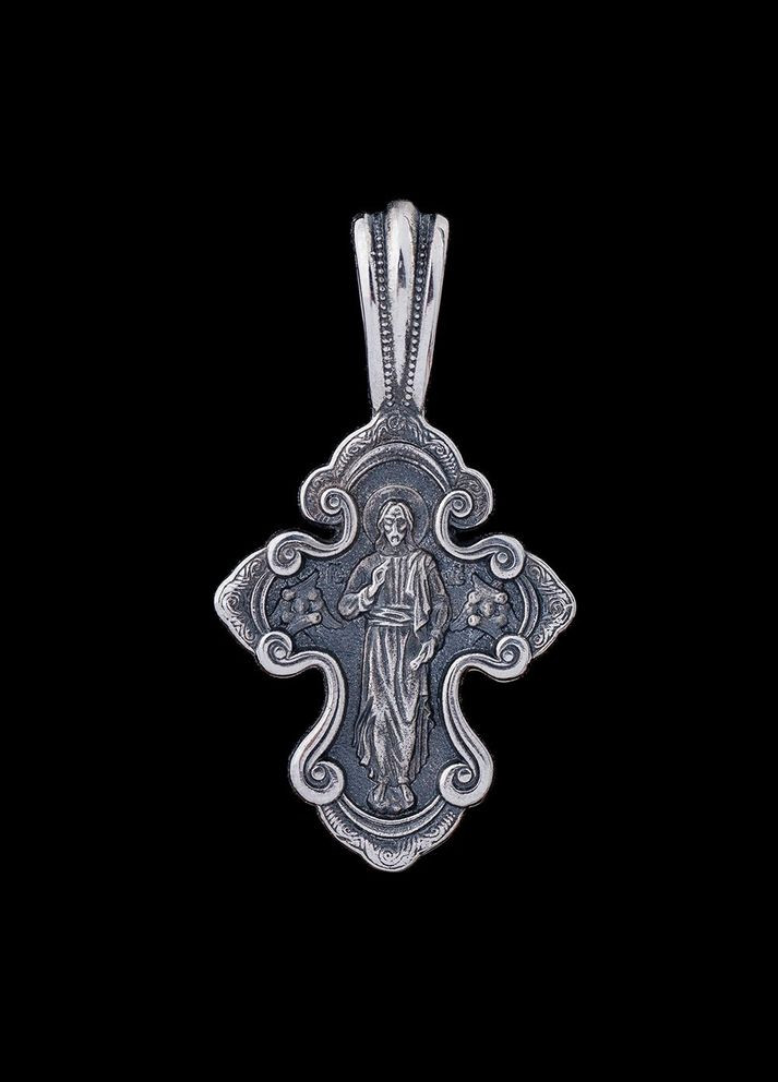 Православный крест (чернение) 131189 Oniks (264023699)