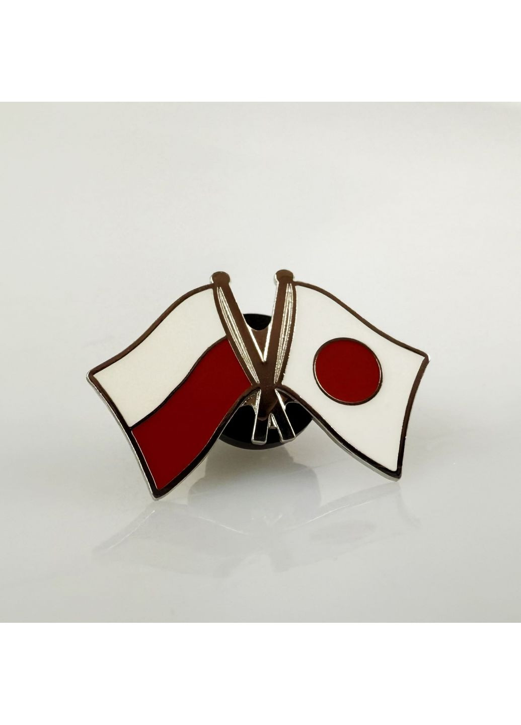 Значок прапор Польщі / Японії (7012) Dobroznak (365246791)