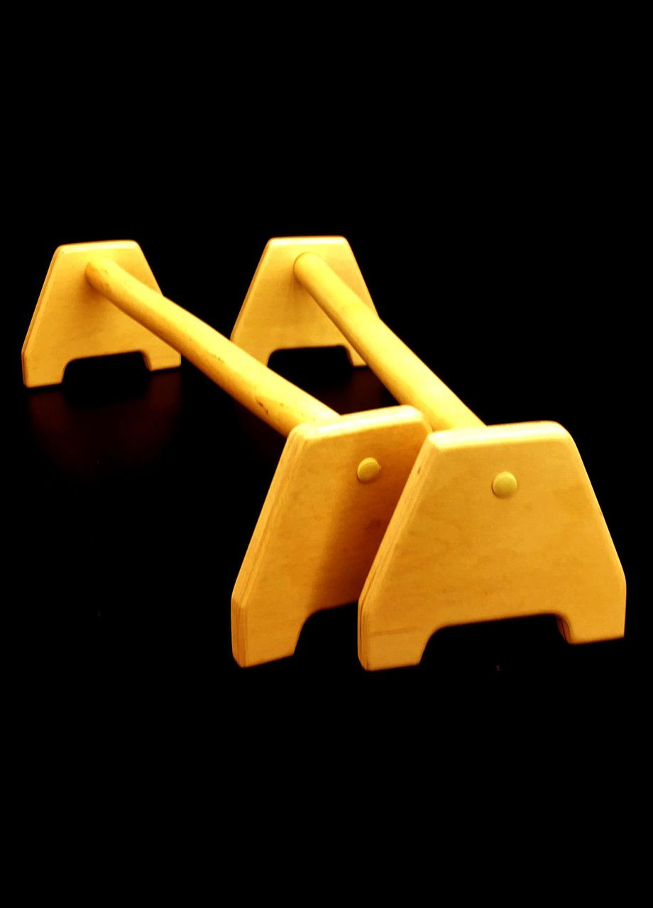 Упоры для отжиманий (паралетсы) из дерева Минделу карри (ПРЛ-000203) No Brand (328225437)