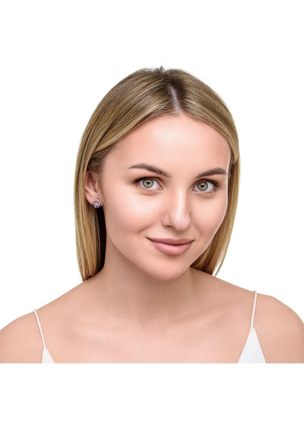 Серьги Изящный Фиолетовый Горизонт Minimal (338799561)