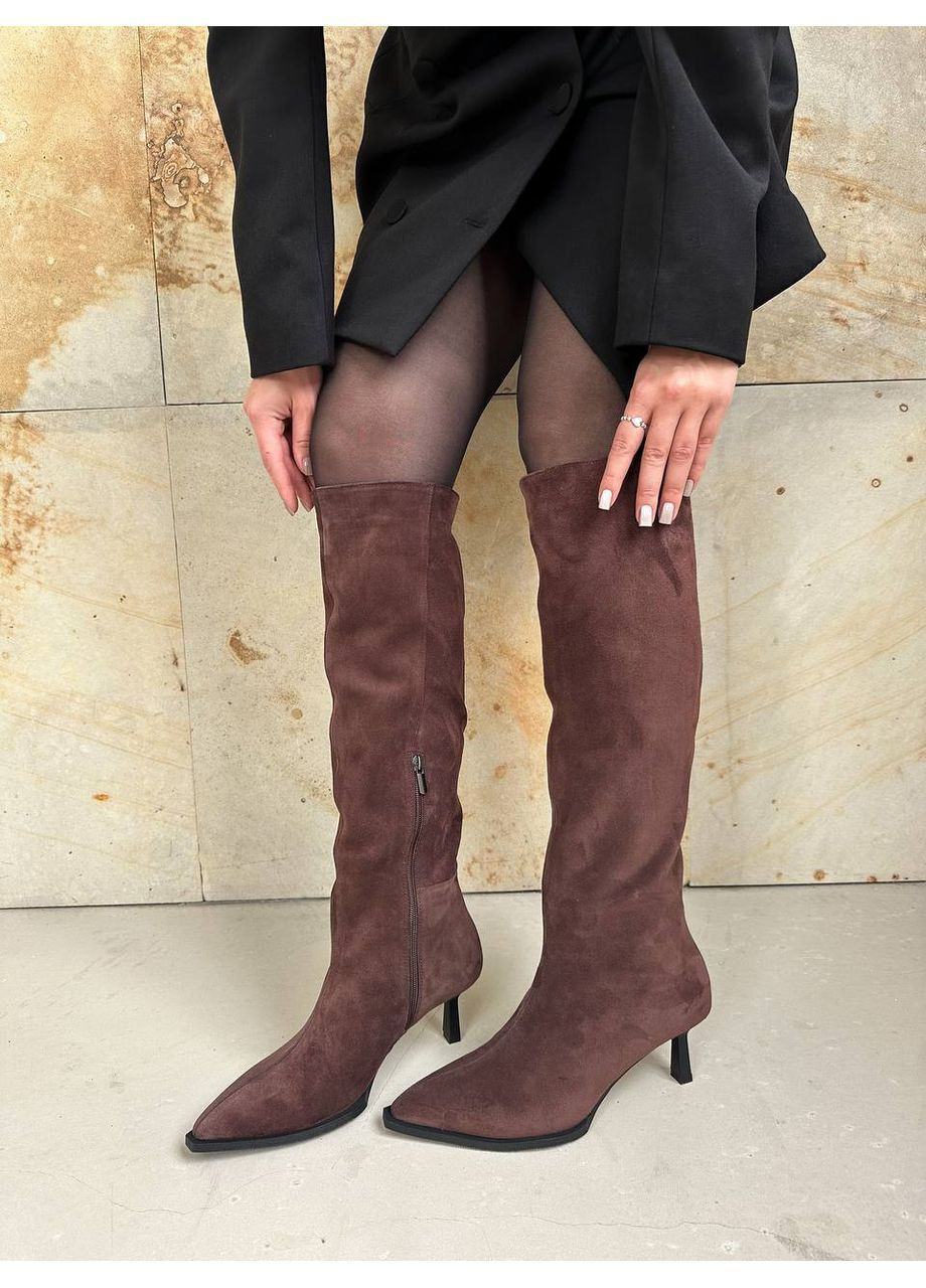 Зимние стильные женские сапоги No Brand