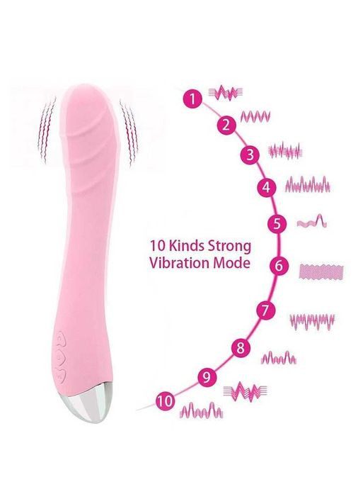 Вібратор Silver Fox для стимуляції точки G USB K0825-1 No Brand (366665619)