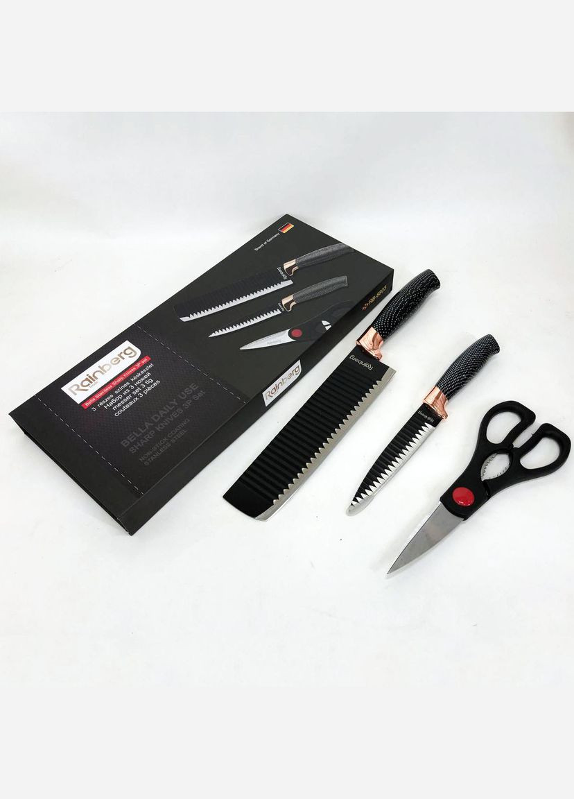 Набор кухонных ножей для филе RB-8803, Хорошие ножи для поваров, Кухонные ножи AN-306 для нарезания Rainberg (349512021)