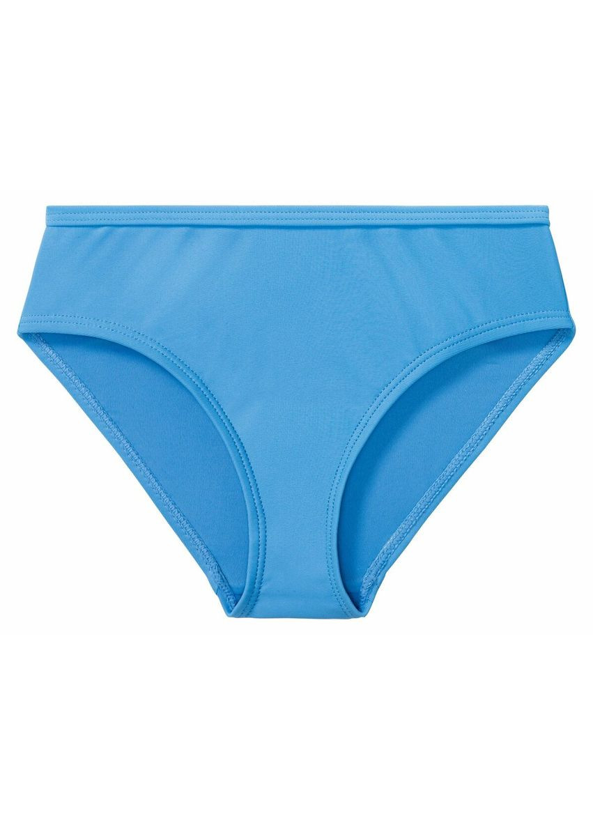Блакитний купальник роздільний з рюшами для дівчинки 325437 блакитний Lupilu