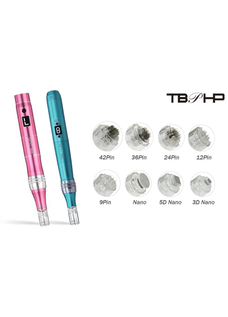 Гвинтовий голчастий картридж TBPHP Derma Pen 36pin для M1/P10/P20/P20RL (10 шт. 12 насадок) No Brand (302238039)