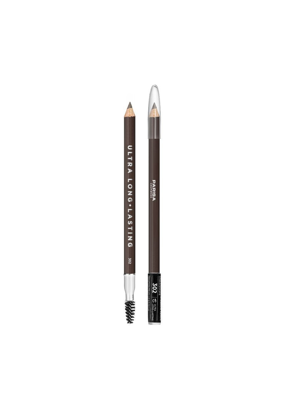Олівець для брів Eyebrow Pencil № 302 Сіро-коричневий Parisa Cosmetics (363554940)
