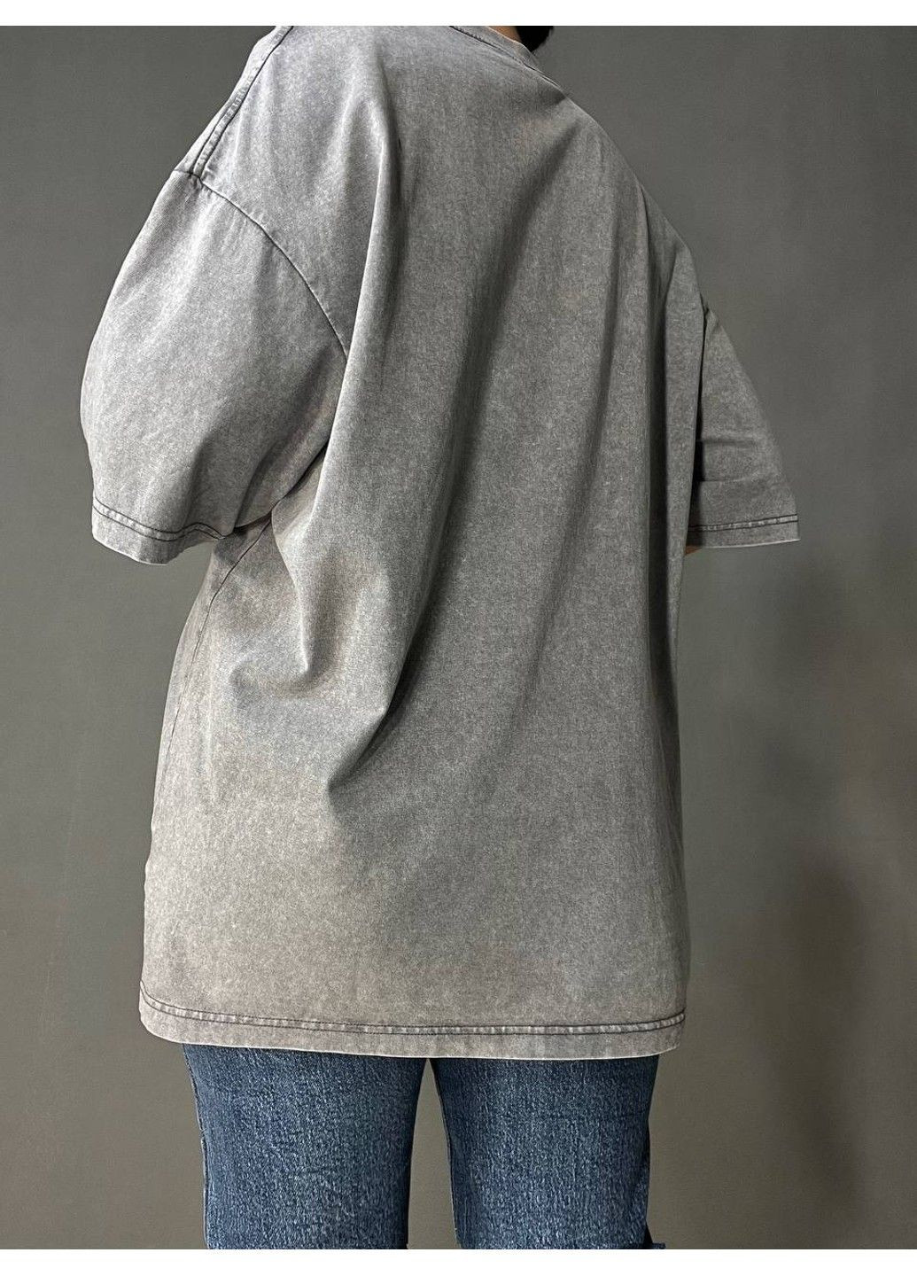 Футболка жіноча YUJIE YISHANG 160 оверсайз тай-дай великі розміри No Brand - (329655366)