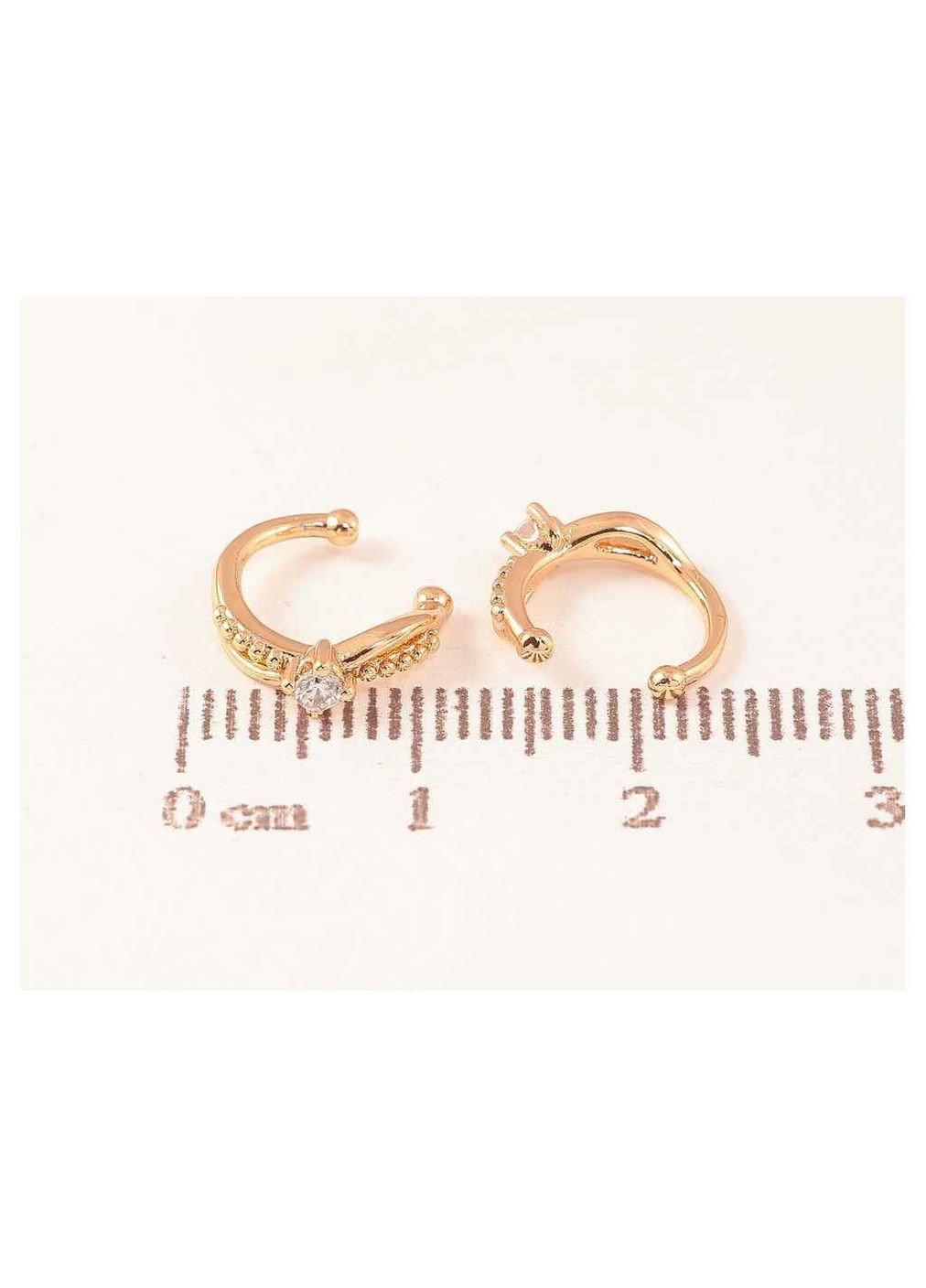 Серьги кафы позолота 18K «Декоративный узор» 290851. Xuping Jewelry (356457622)