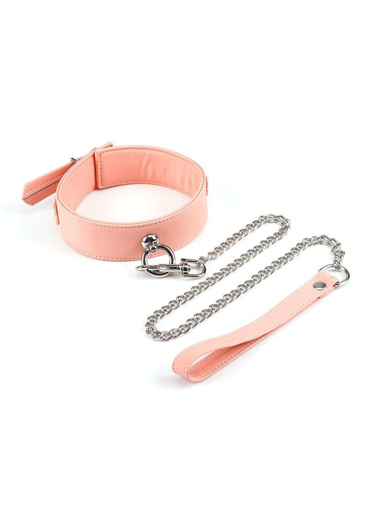 Ошейник с поводком Dark Candy Pink Collar with Leash Liebe Seele (322169869)