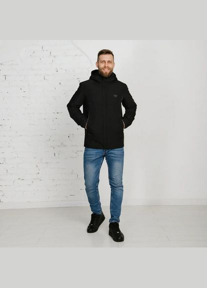 Черная демисезонная демисезонная мужская куртка большого размера куртка-пиджак SK