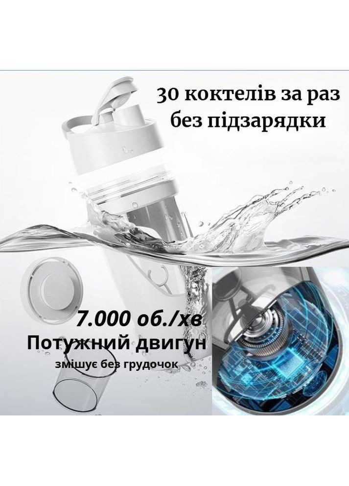 Электрический шейкер 700 мл No Brand (337989682)