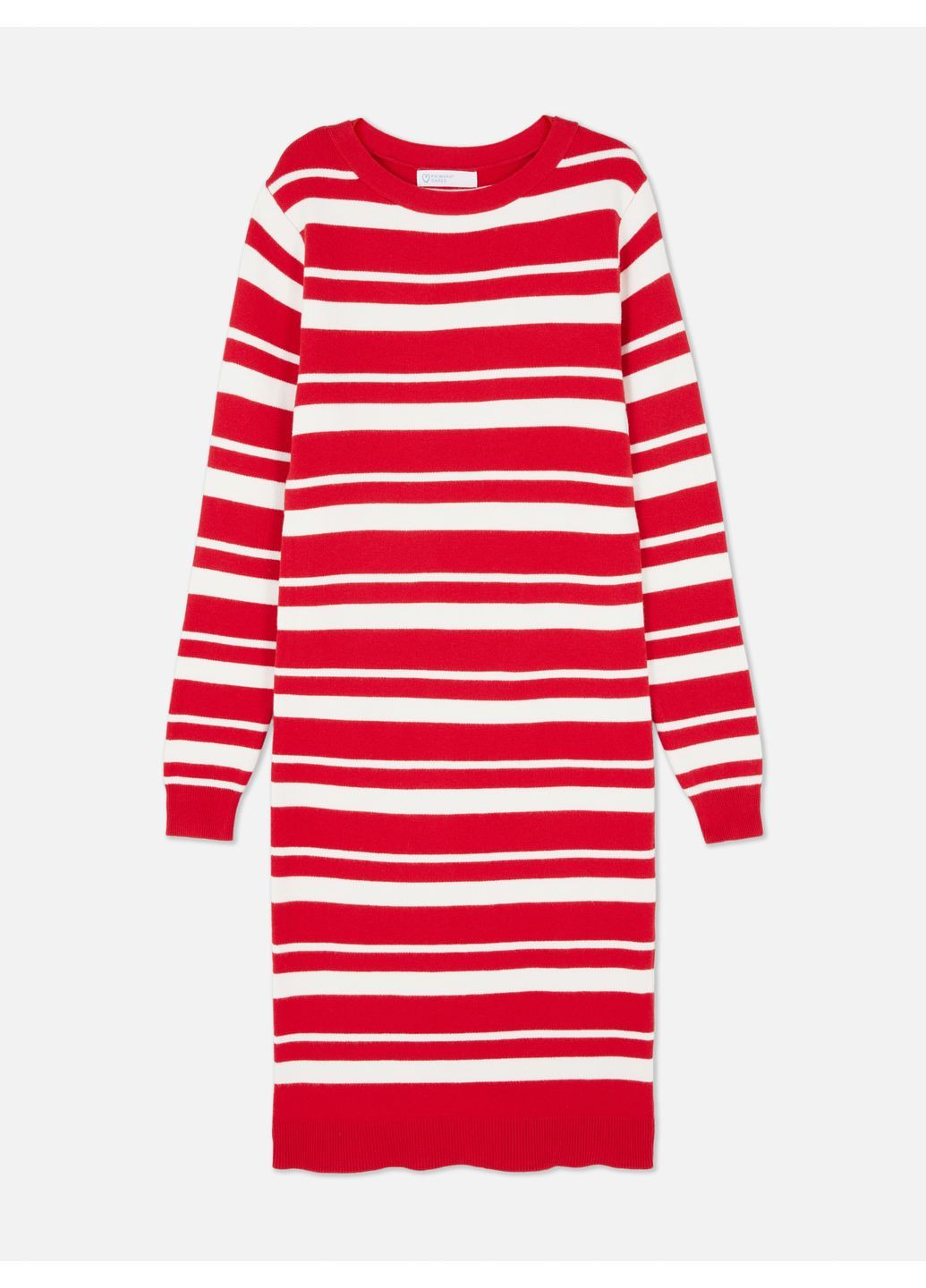 Красное платье демисезон,красный белый, Primark