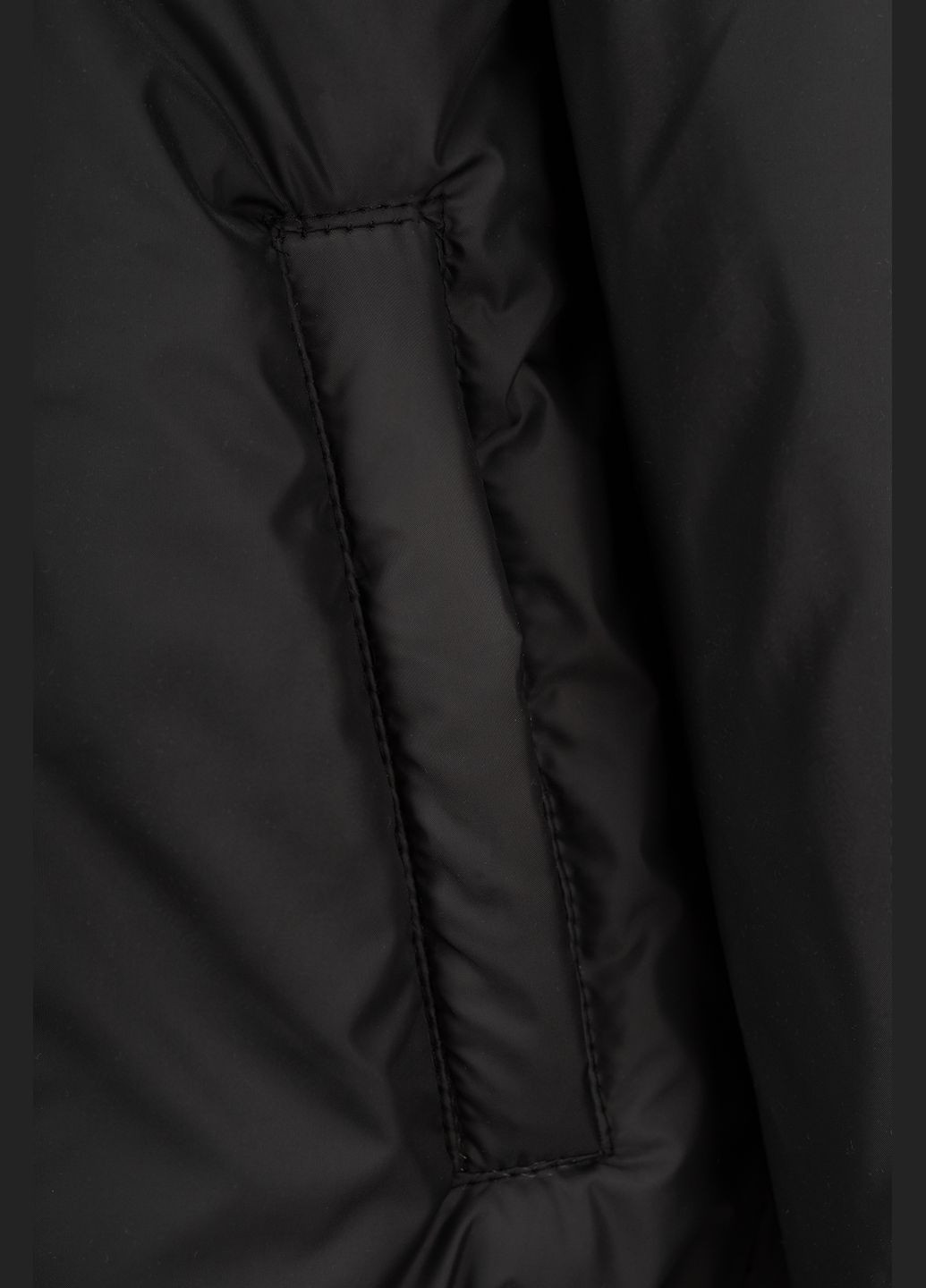 Черная демисезонная куртка бомбер LAWA