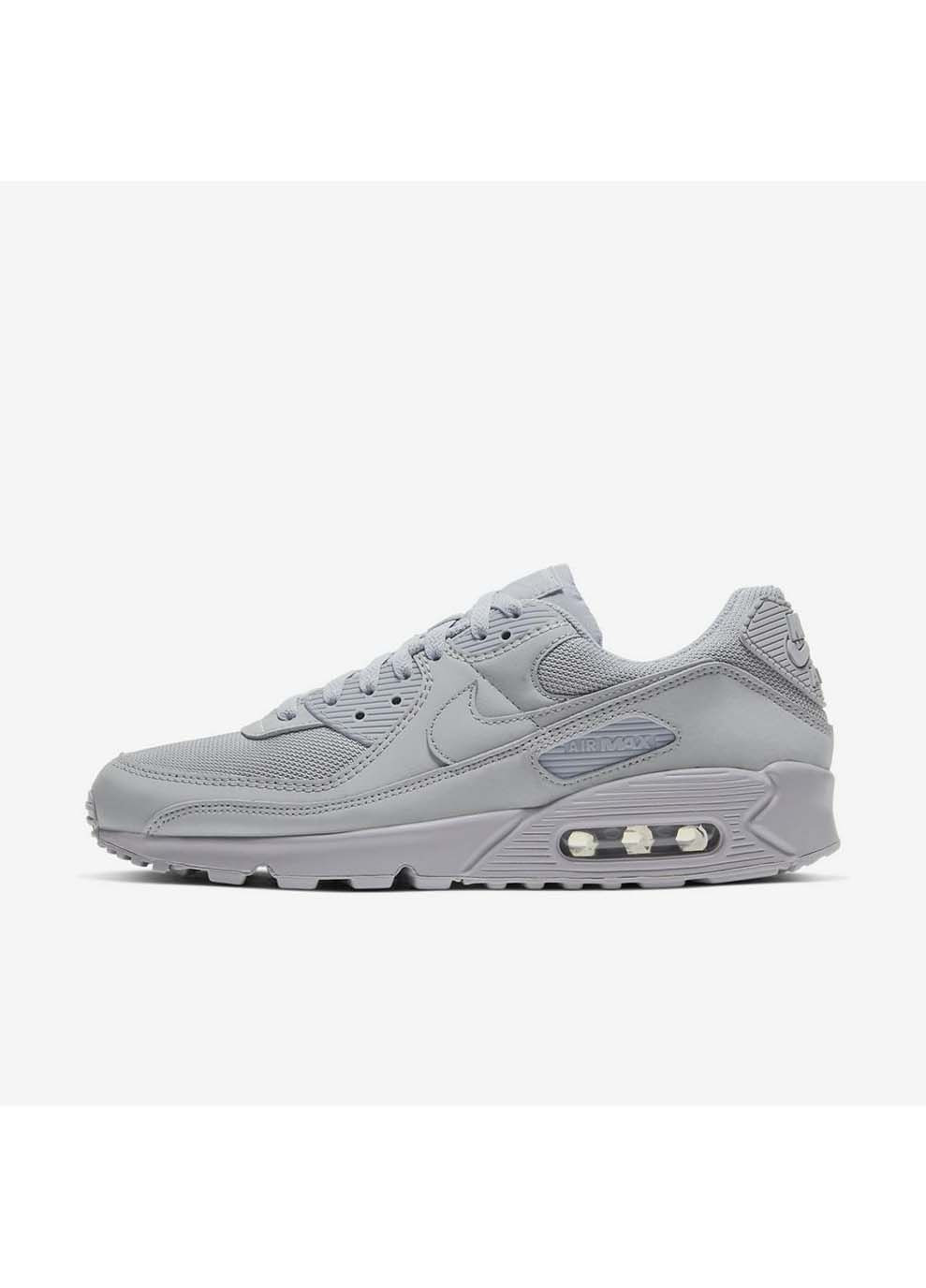 Серые демисезонные мужские кроссовки air max 90 серый Nike