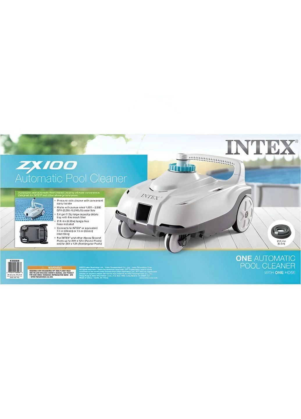 Робот-пылесос для бассейнов 28006 (ZX100). От 6056 л/час Intex (283273552)