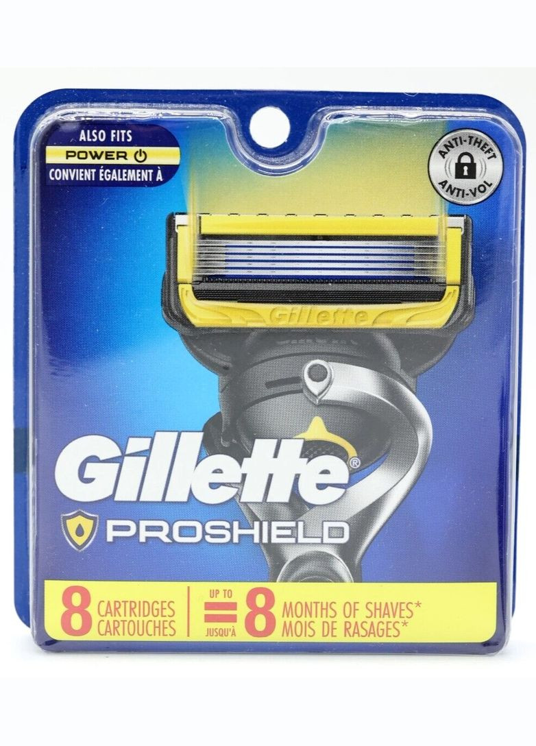 Змінні картриджі для бритви ProShield (8 шт) Gillette (278773605)