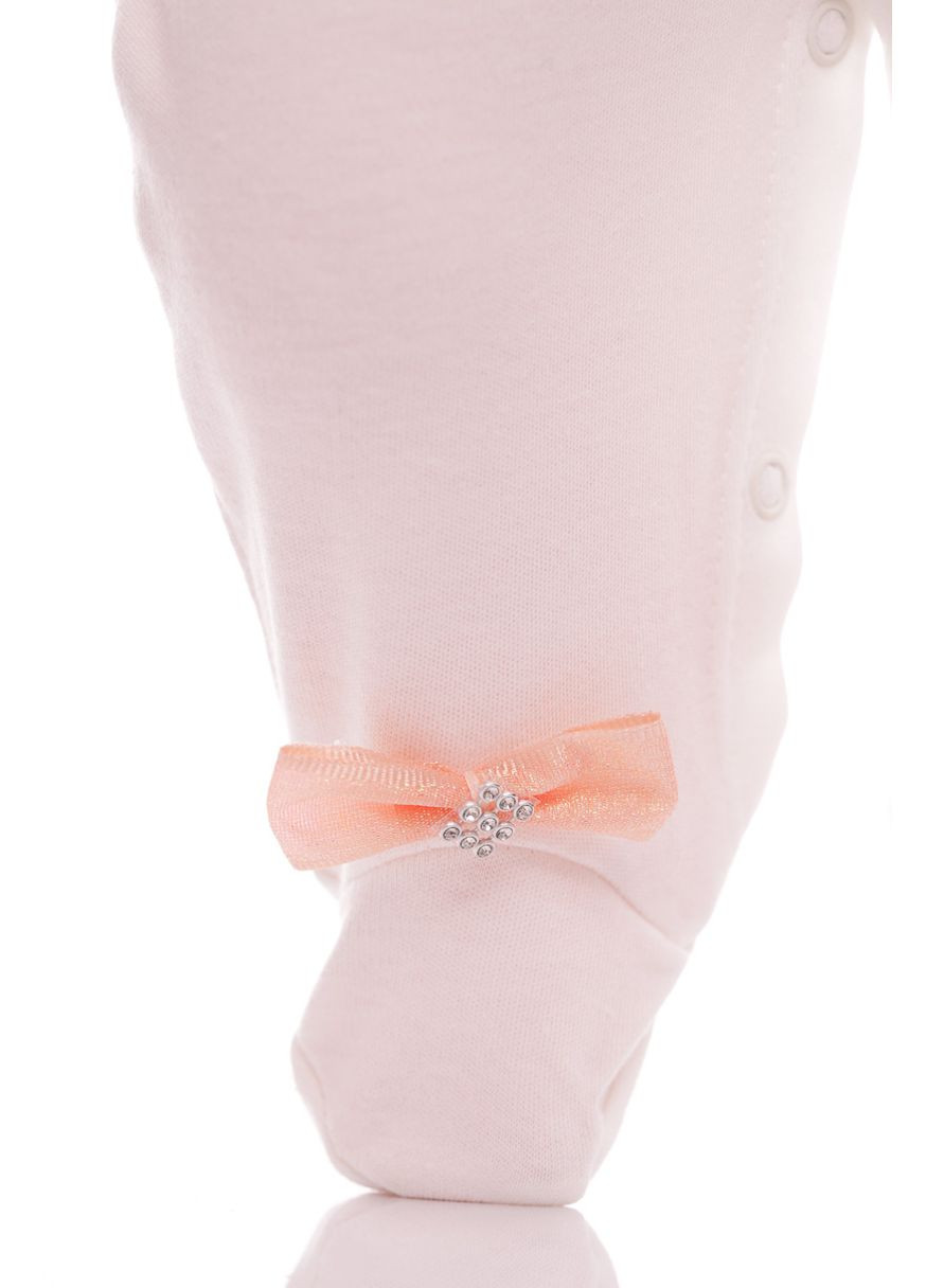 Человечек с шапкой для девочки трикотажный Зайка бежевый 62 см (33553) BABYKROHA (297200037)