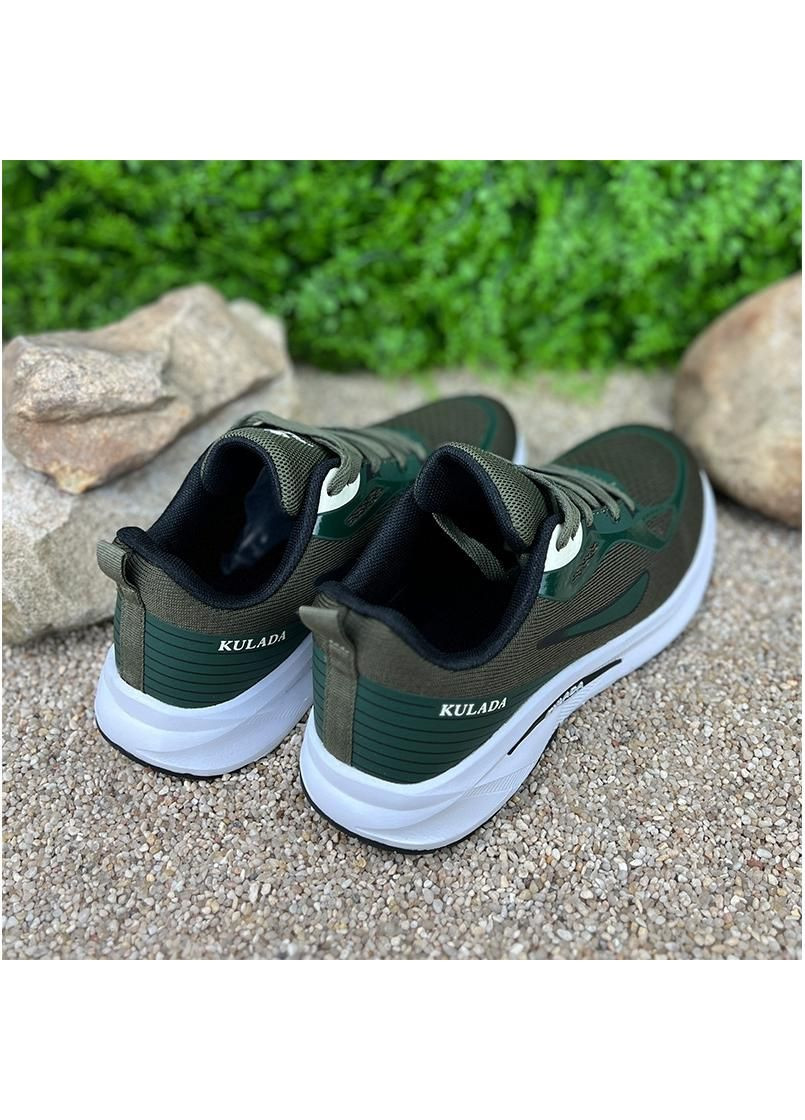 Чоловічі кросівки текстильні VS-0010501-2 Зелені No Brand (286422145)