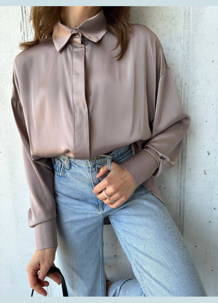 Сорочка кольору свiтлого капучино 24770 Fashion (297863302)