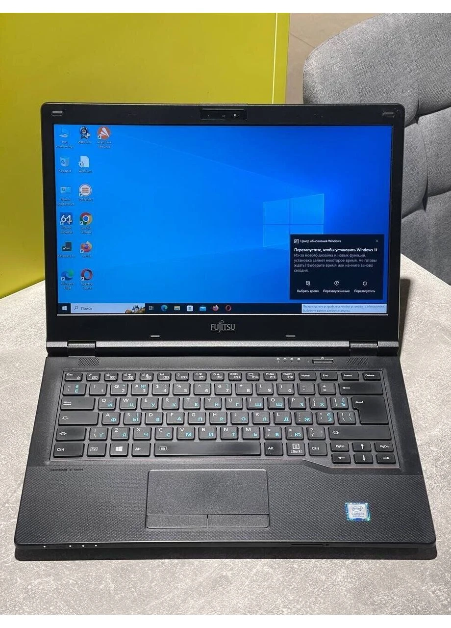 Ноутбук LifeBook E549 / 14" (1920x1080) IPS / Intel Core i7-8650U (4 (8) ядра по 1.9 - 4.2 GHz) / 8 GB DDR4 / 480 GB SSD / Fujitsu (398130341)
