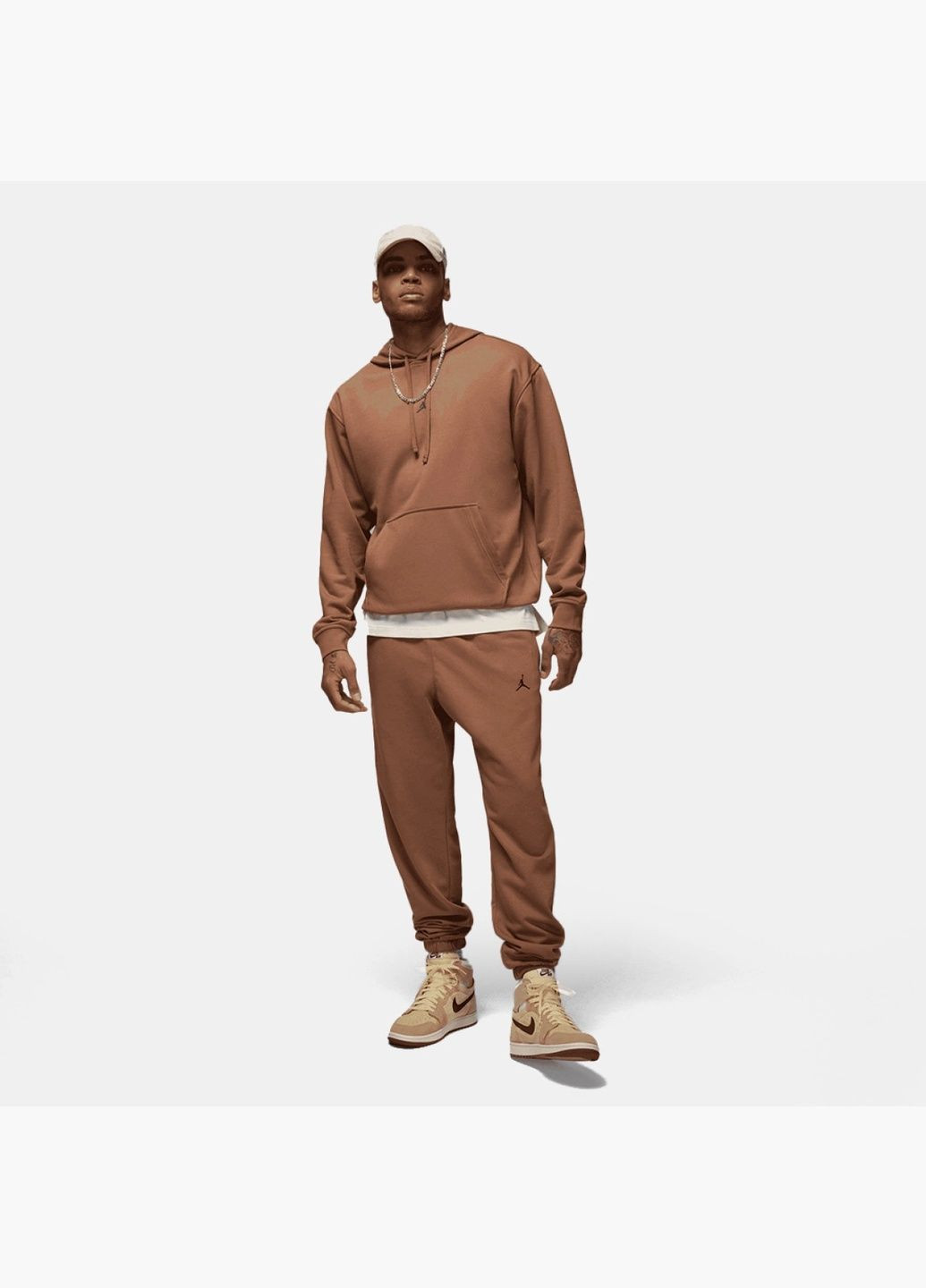 Худые мужские Df Sprt Csvr Flc Po Brown FV8606-223 Air Jordan (326783964)