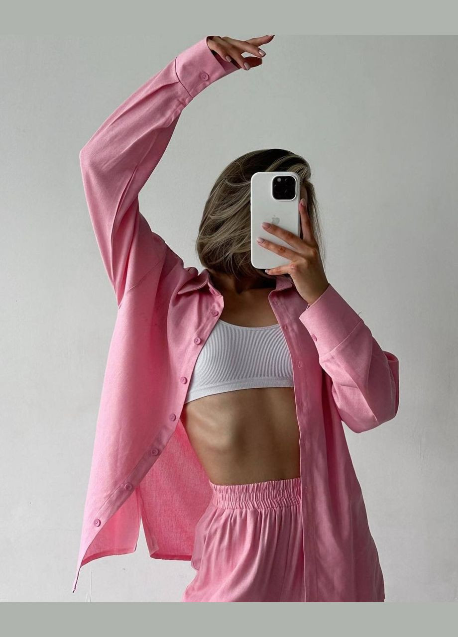 Женский малиновый костюм No Brand (340424046)