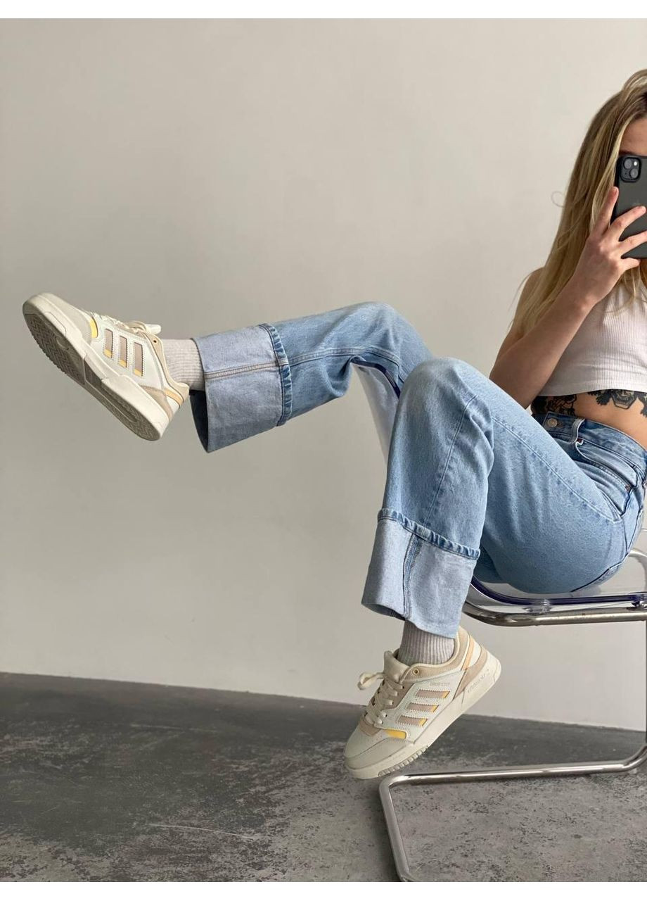 Черные демисезонные кроссовки мужские adidas drop step beige адидас дроп степ No Brand