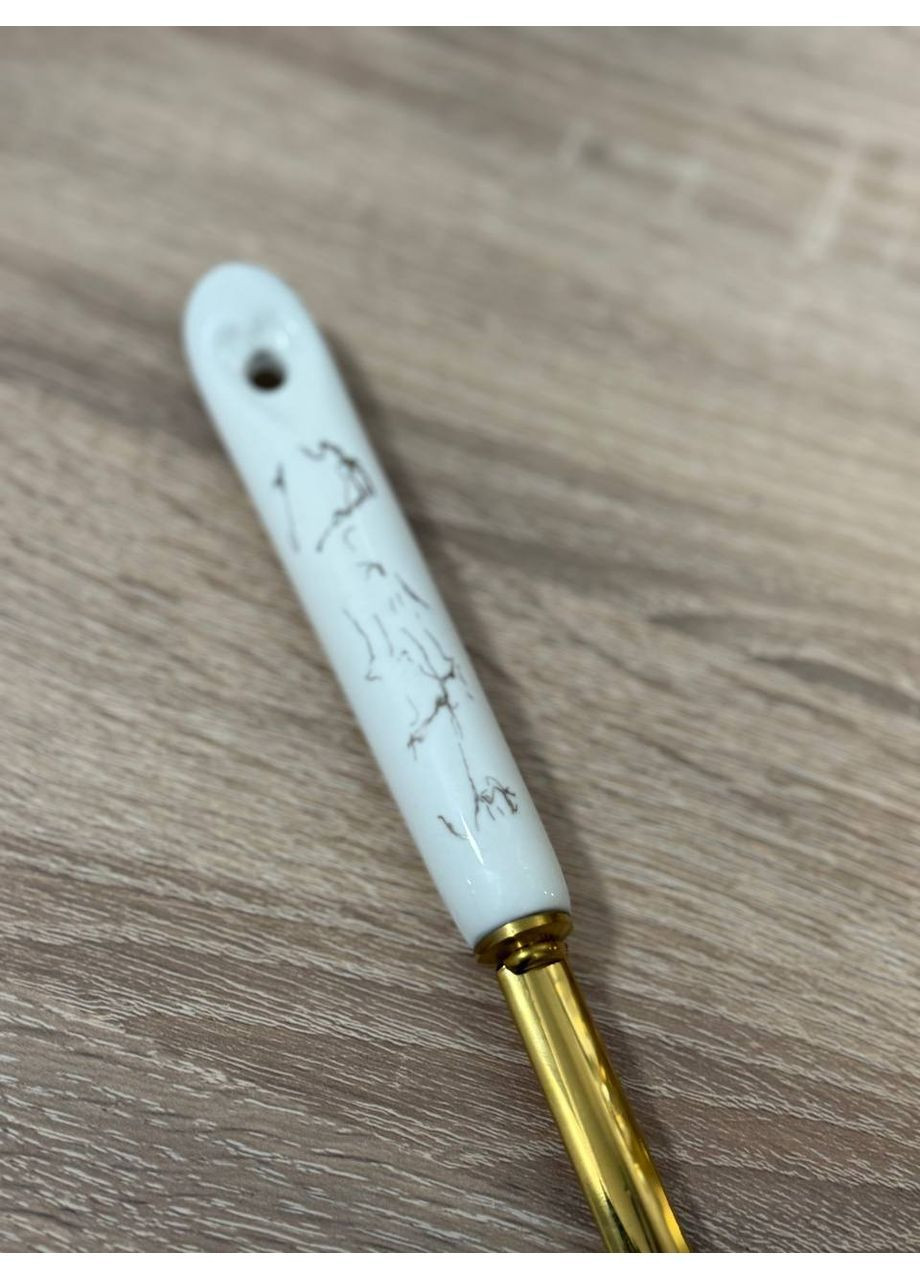 Набор кухонных принадлежностей HP-20-7 из нержавеющей стали на подставке 7 предметов Белый с золотым Yiwu (370674695)