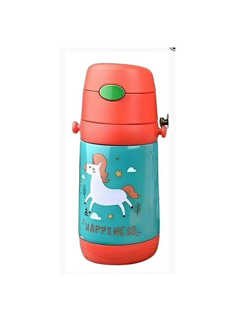 Термос поильник детский с трубочкой и ремешком Pony 350 мл Stenson (342098930)