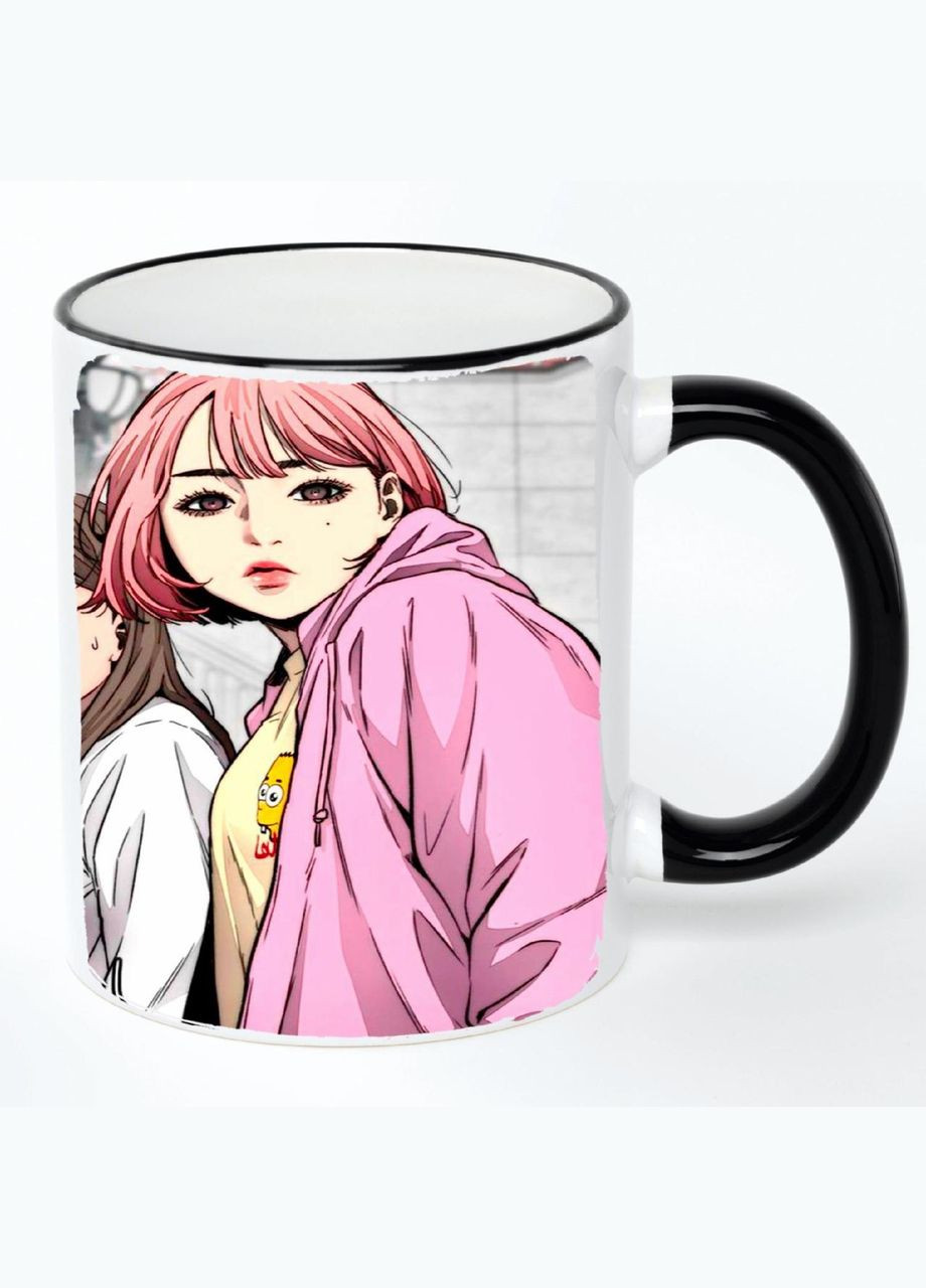 Чашка Вітроломи Аніме #002 (кухоль, кружка) Біла з чорною ручкою 330 мл No Brand (322713005)