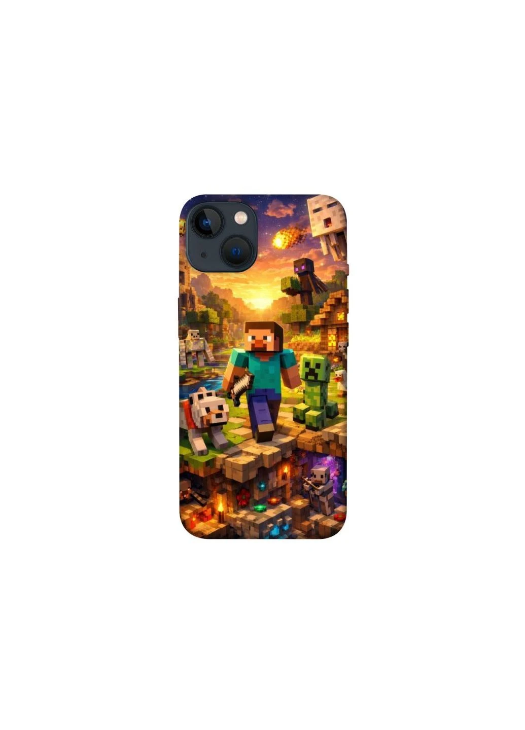 Чохол на Apple iPhone 13 (6.1") Minecraft v6 Frontalka (380648158)