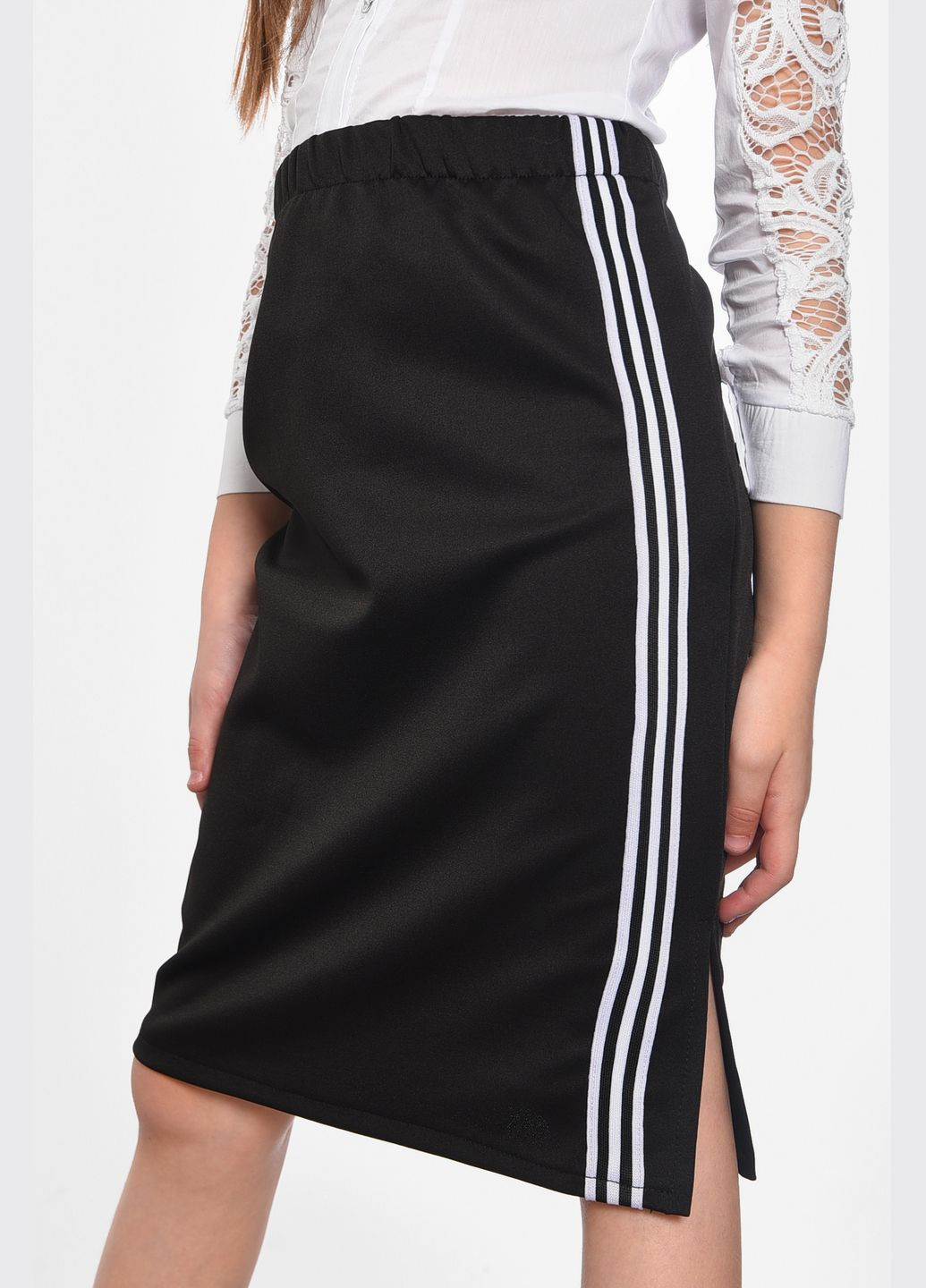 Спідниця дитяча для дівчинки чорного кольору Let's Shop (298283372)