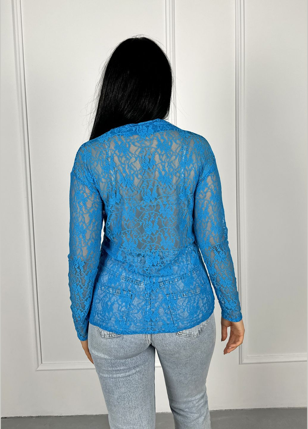 Стильный практичный женский гипюровый гольф INNOE Гольф (298056974)