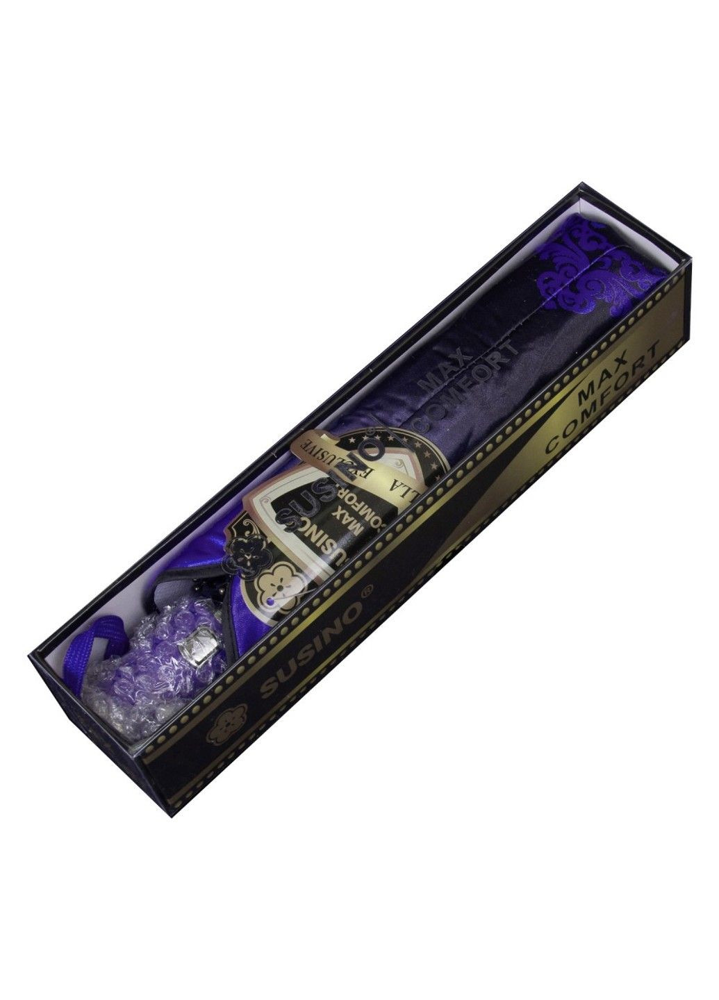 Синя жіноча парасолька автомат атлас 3012-2 Susino середня (313031789)