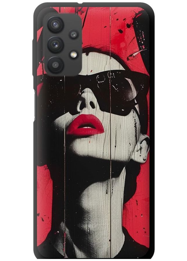 TPU черный чехол 'XO_Love v1' для Endorphone Samsung Galaxy A32 A325F (285701261)