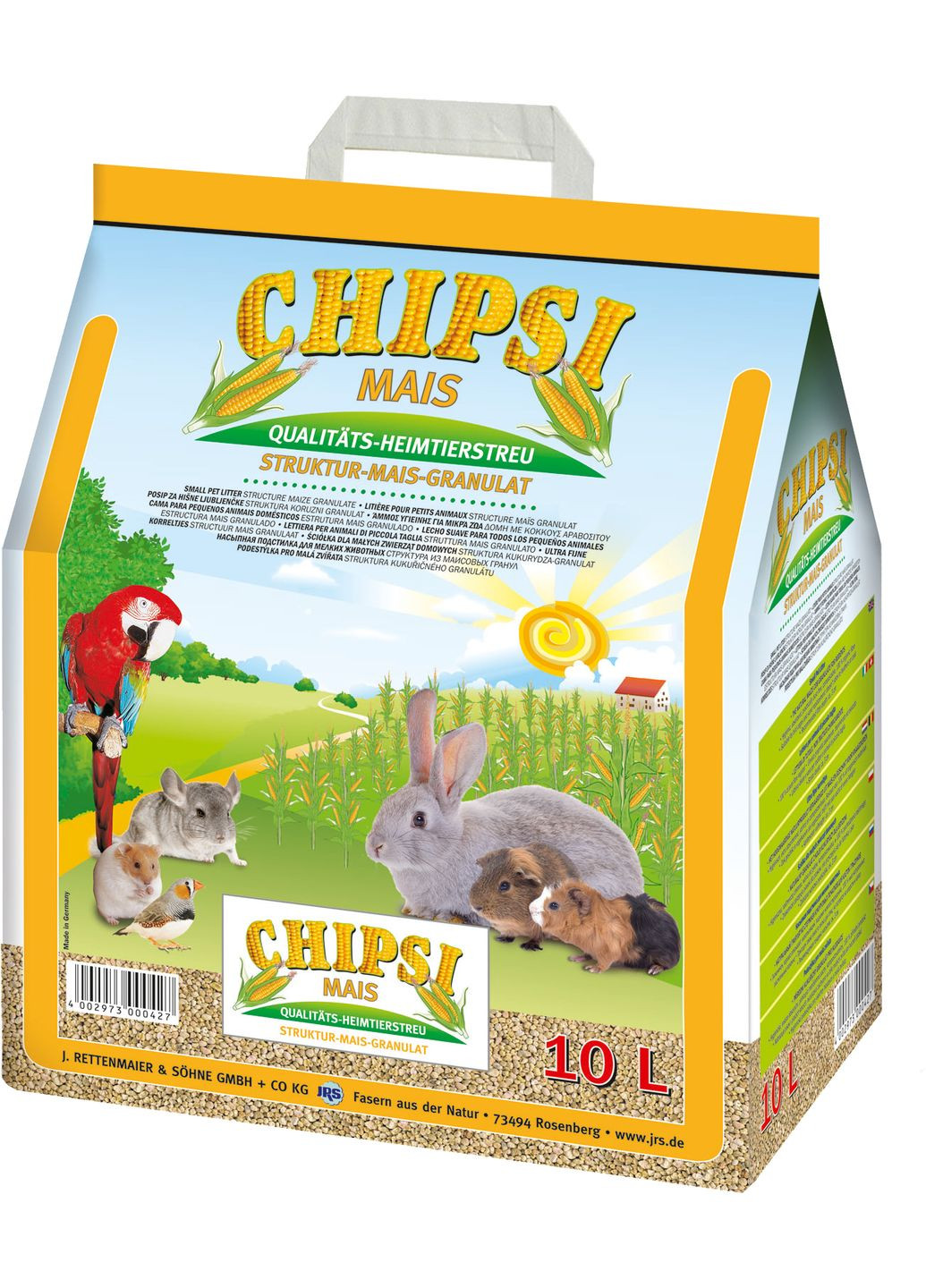 Наповнювач для гризунів Mais Кукурудзяний поглинаючий 10 л (4002973000427) Chipsi (308894005)