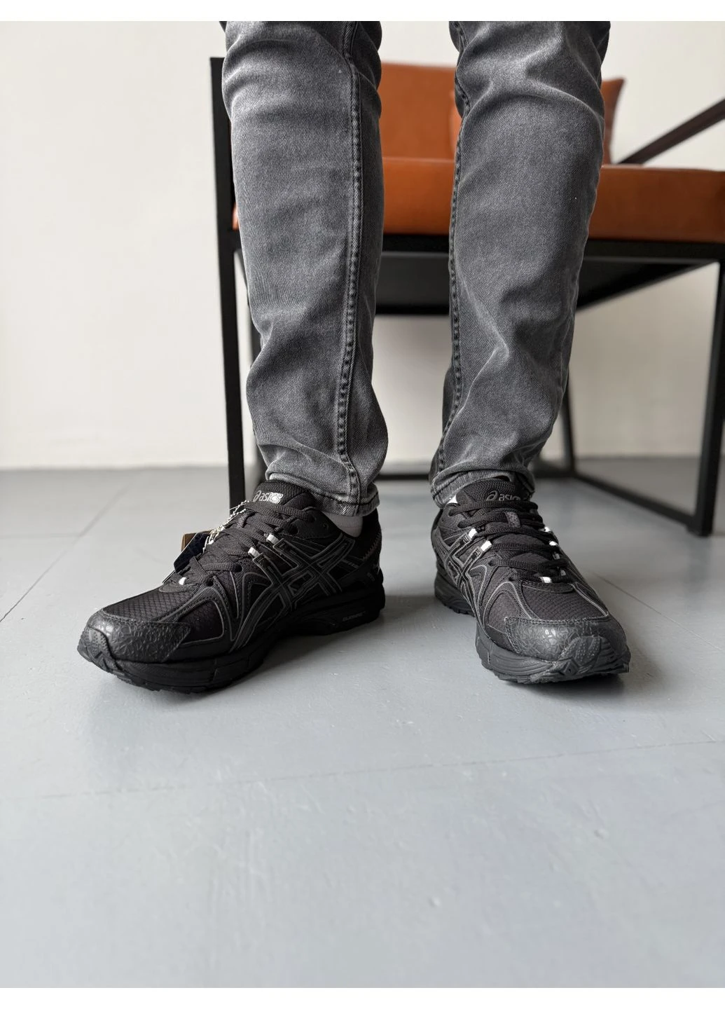 Черные летние кроссовки asics gel-kahana 8 black rose gold gore-tex асикс гель кахано 8 No Brand