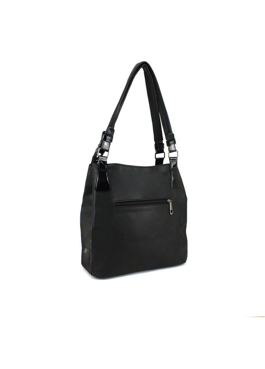 Сумка жіноча з натуральною замшею чорна Voila (277370663)