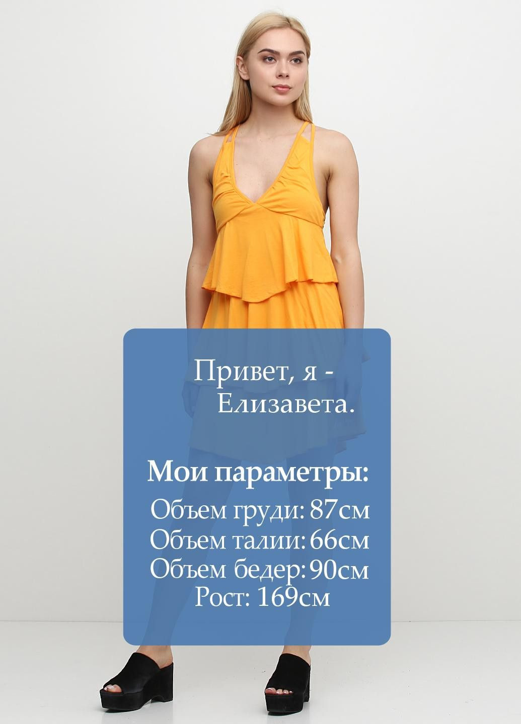 Летний женский сарафан жёлтый Billabong